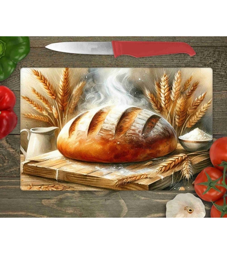 Стъклена дъска за рязане , Хляб, Трапеза 3