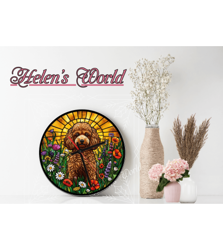 Персонализиран часовник Пудел 6