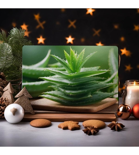 Стъклена дъска за рязане Алое 4