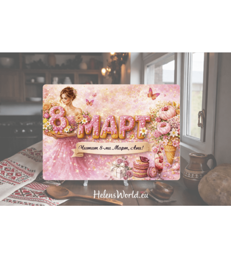 Стъклена дъска за рязане 