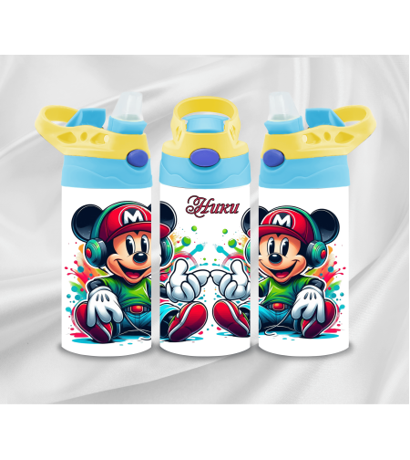 Цветно, свежо и практично – Алуминиево шише с персонализация 27