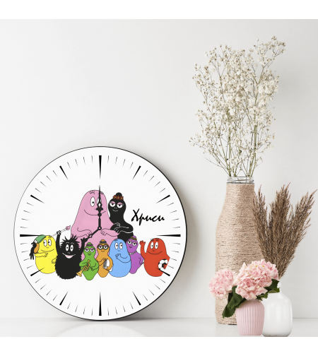 Персонализиран стъклен часовник Барбароните