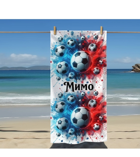 Кърпа за плажа футбол 5