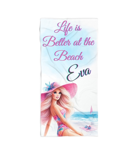 Кърпа за плаж Барби 3