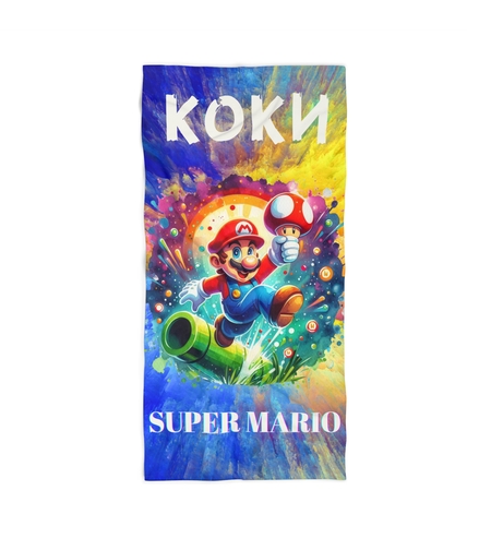 Кърпа за плаж Супер Марио