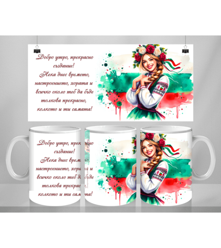 Чаша с Български мотиви 7