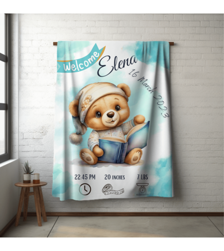 Бебешко одеяло Мече 12