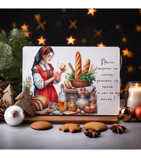 Стъклена дъска за рязане , 