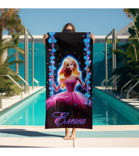 Кърпа за плажа Барби