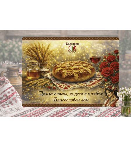 Стъклена дъска за рязане , 