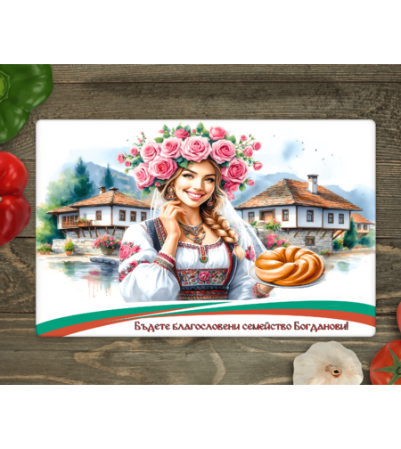 Стъклена дъска за рязане , 