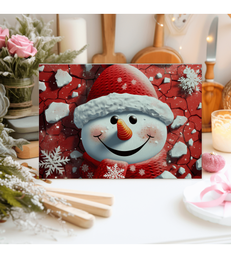 Стъклена дъска за рязане Коледа 89