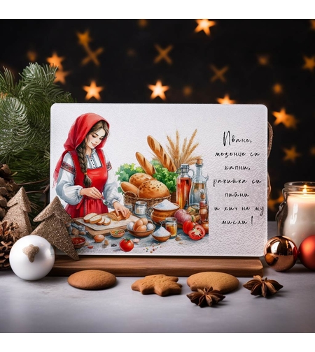 Стъклена дъска за рязане , 