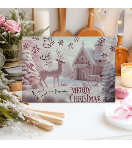 Стъклена дъска за рязане Коледа 15