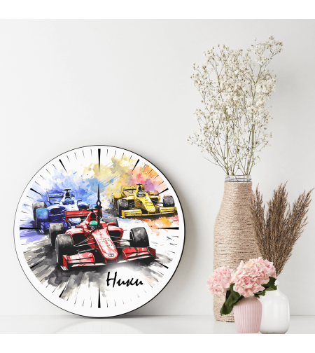 Персонализиран стъклен часовник Ферари