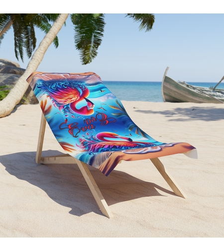 Кърпа за плажа Фламинго 7