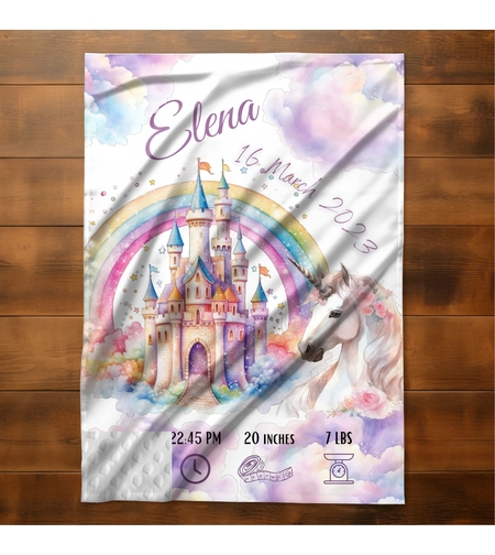 Бебешко одеяло Еднорог 4