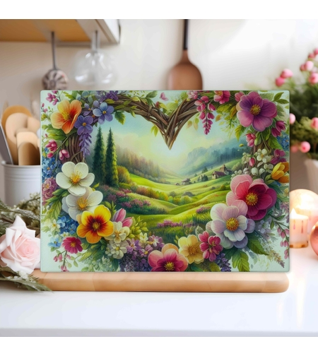 Стъклена дъска за рязане , 8ми март 7