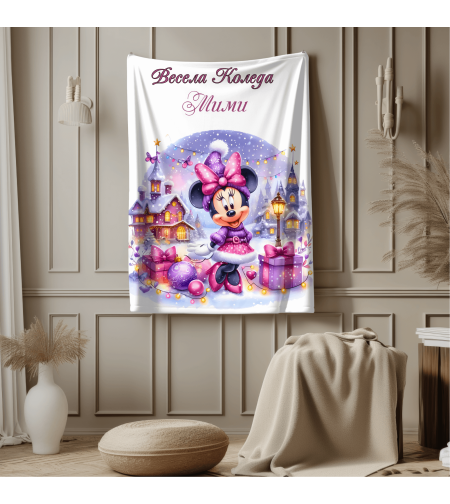 Персонализирано бебешко одеяло Коледа 37