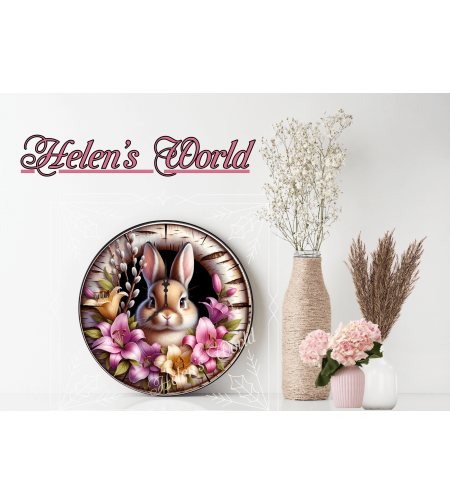 Персонализиран Стъклен часовник Великден 4