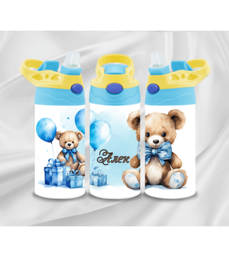 Цветно, свежо и практично – Алуминиево шише с персонализация 11