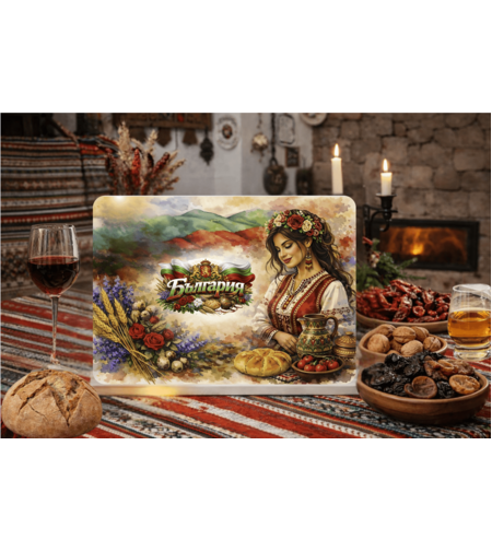 Стъклена дъска за рязане , 