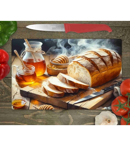 Стъклена дъска за рязане , Хляб, Трапеза 6