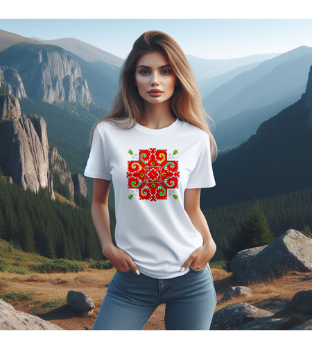 Тениска с български мотив 35 Шевица 1