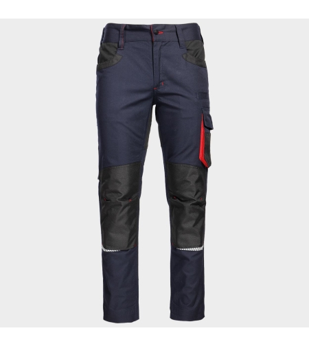 Работен панталон KASTOR STRETCH DARK BLUE/RED