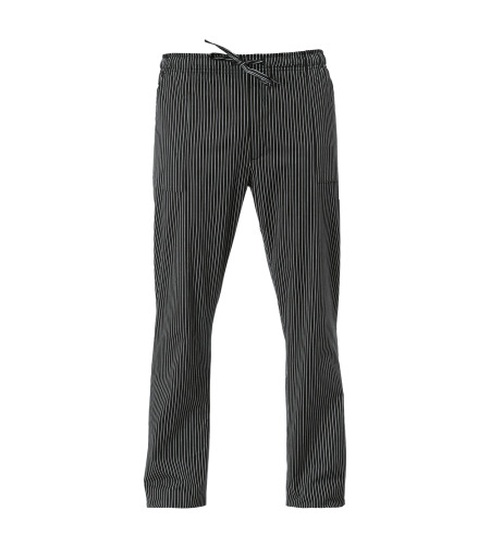 ENRICO BLACK STRIPE Панталон за готвачи