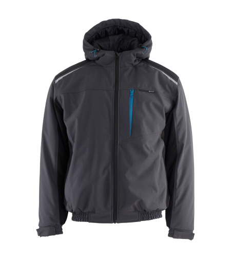 REVOLT SOFTSHELL WINTER GREY/BLACK Работно яке