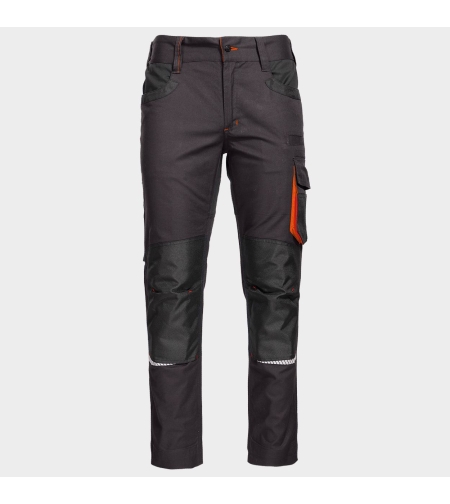 Работен панталон KASTOR STRETCH GREY/ORANGE