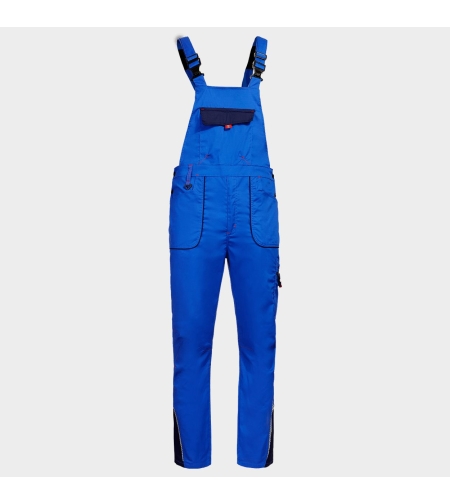 Работен полугащеризон PRISMA LIGHT STRETCH ROYAL BLUE/NAVY