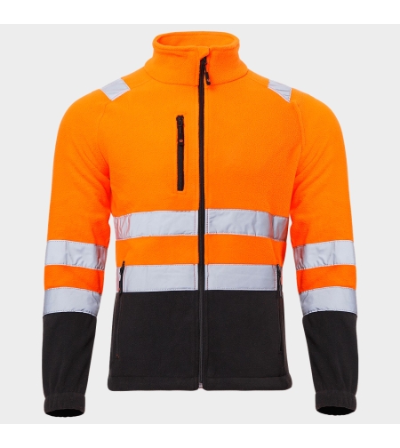 PRISMA HV ORANGE FLEECE Сигнален суитшърт