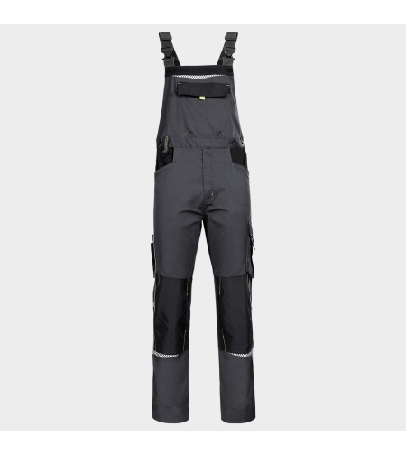 PRISMA SPANDEX GREY/BLACK Работен полугащеризон