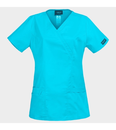 Дамска медицинска туника CHEROKEE WRAP TURQUOISE WWE4728