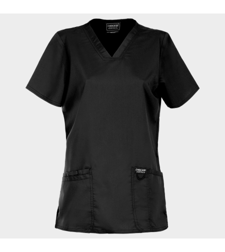 Дамска медицинска туника CHEROKEE V-NECK BLACK WWE620