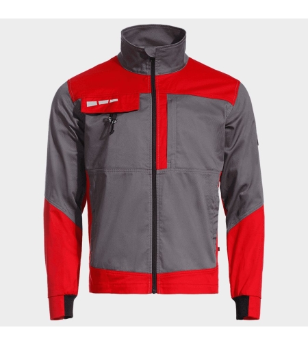 Работно яке EOS STRETCH RED/GREY