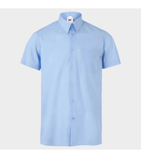 Мъжка риза с къс ръкав VELILLA LIGHT BLUE
