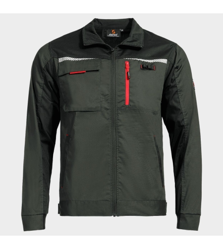 Работно яке PRISMA LIGHT STRETCH OLIVE/BLACK