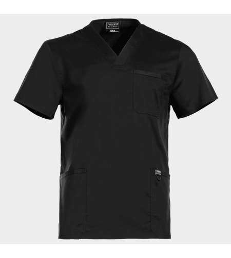 Мъжка медицинска туника CHEROKEE V-NECK BLACK WWE670