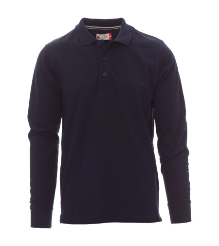 PAYPER FLORENCE NAVY Блуза с дълъг ръкав и яка