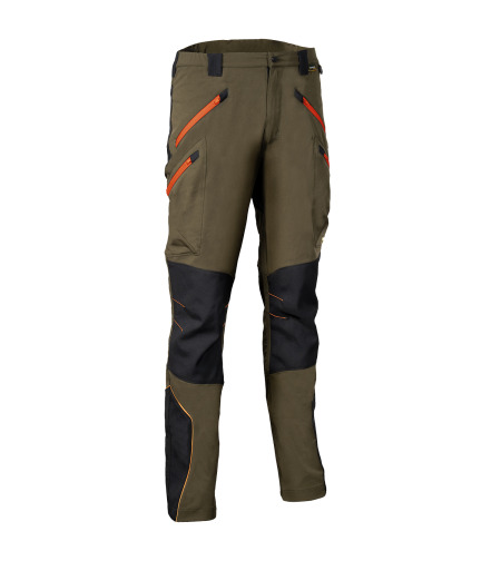 VELTEN BROWN/BLACK/ORANGE Работен панталон