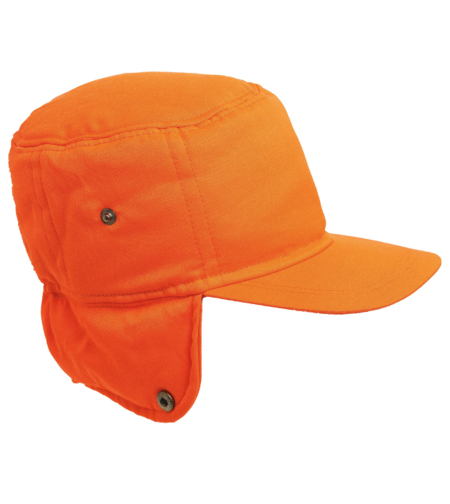 Сигнална шапка ушанка NORTH HV ORANGE