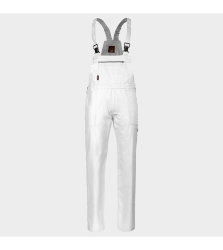 Работен полугащеризон PLUTON T/C WHITE