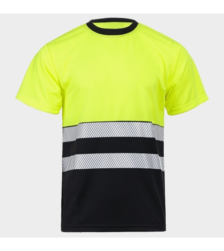 PRISMA HV YELLOW/BLACK Сигнална тениска