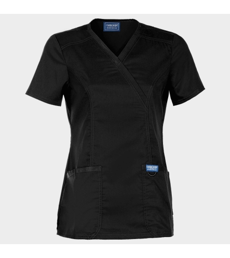 Дамска медицинска туника CHEROKEE WRAP BLACK WWE610