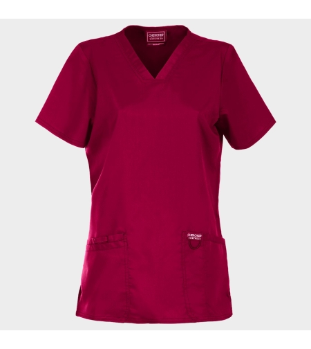 Дамска медицинска туника CHEROKEE V-NECK BURGUNDY WWE620