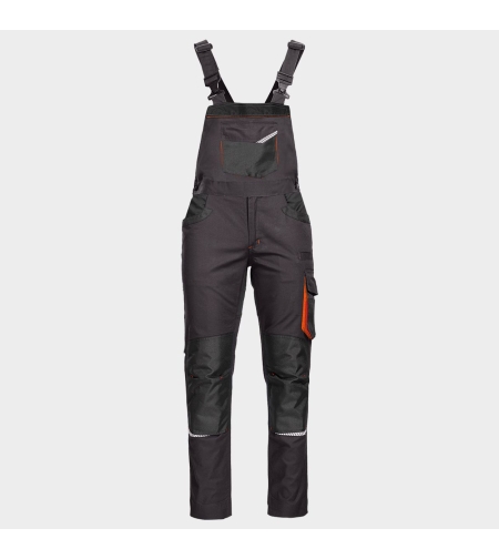 Работен полугащеризон KASTOR STRETCH GREY/ORANGE