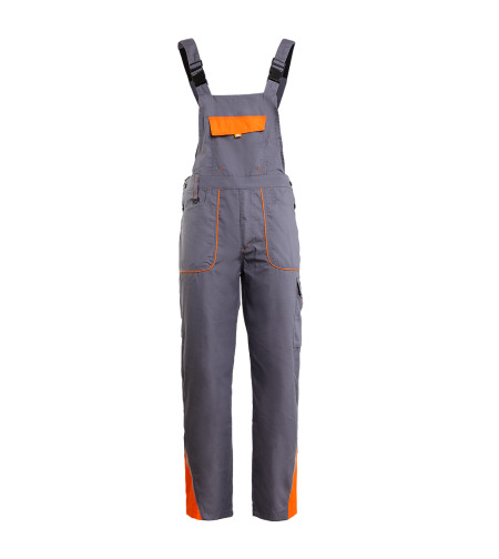 PRISMA SUMMER GREY/ORANGE Работен полугащеризон
